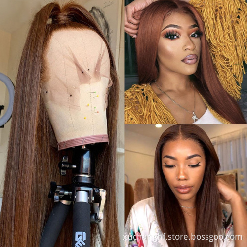 Wholesale Colored Human Hair Wigs, Hd Lace Front Wig, Brown Red Orange Pink Purple Wigs Lace Front Human Hair For Black Women